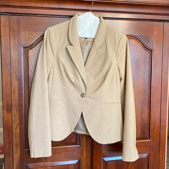 The Limited Jackets & Coats Limited Brand Tan Suit Jacket Poshmark